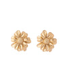 Metal flower earrings
