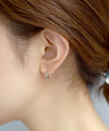 ダブルラインミニフープピアス