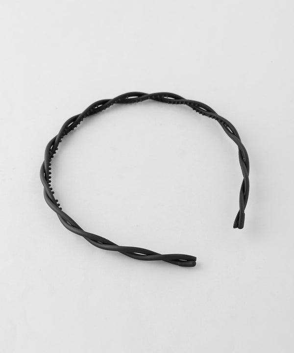 マットツイストスリムカチューシャ