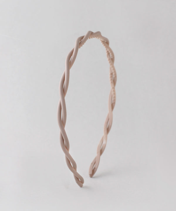 マットツイストスリムカチューシャ