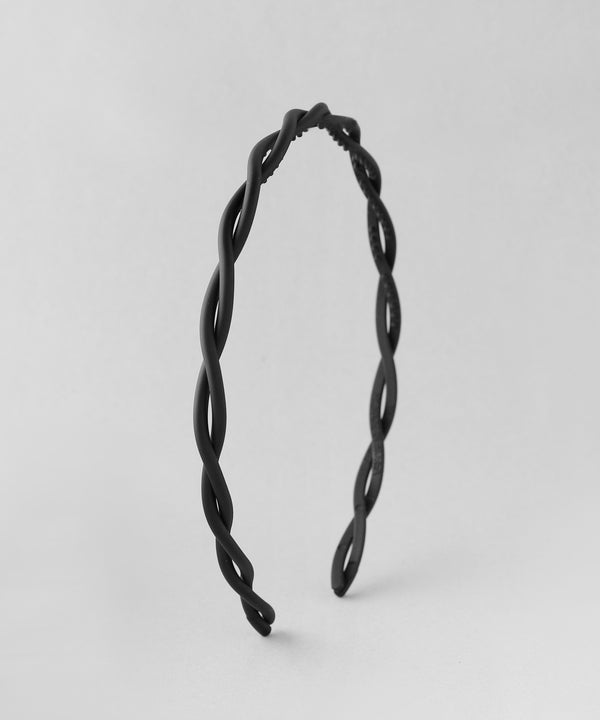 マットツイストスリムカチューシャ