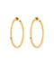 metal hoop earrings