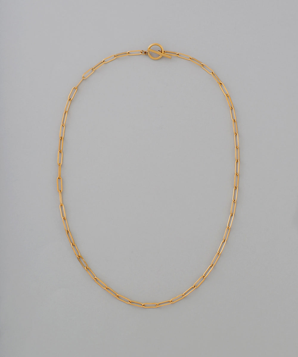 mimi33】【ステンレス】チェーンマンテルネックレス[Ownideal