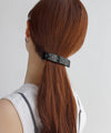 Dot Pearl Square Barrette