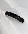 Dot Pearl Square Barrette