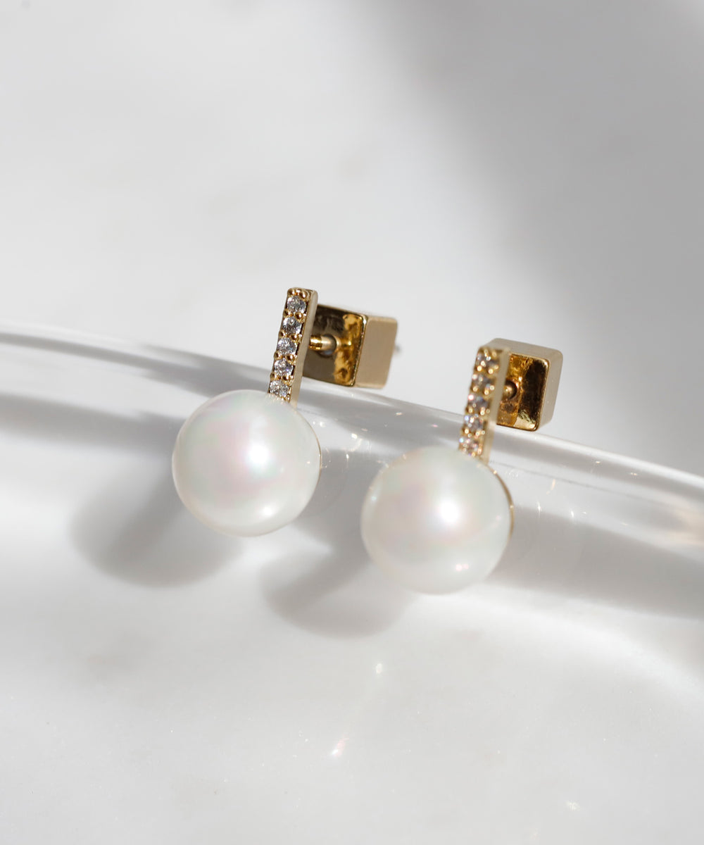 Pt900 パールサンゴ　ピアス Pt900 パールサンゴ ピアス ピアス ユニセックス 珊瑚 k18 18金