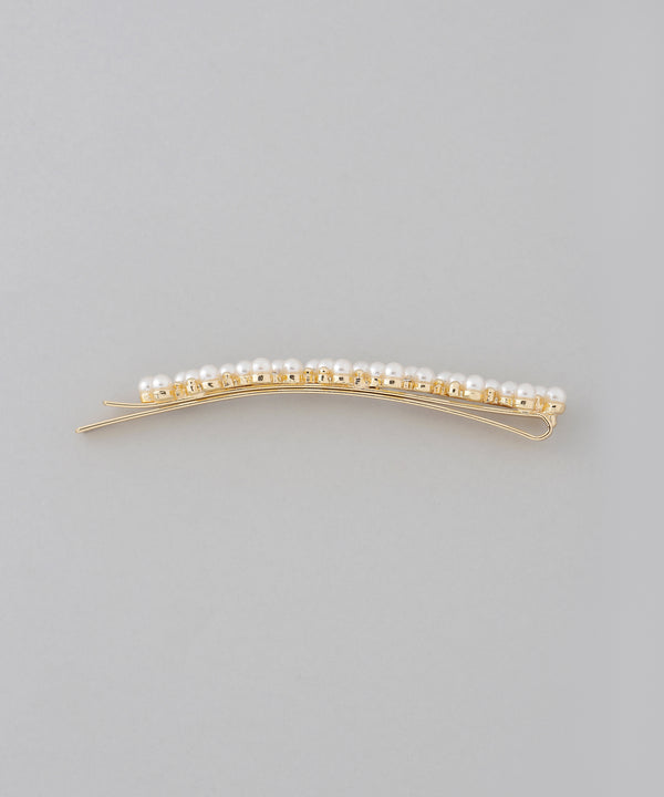 パール×ビジューヘアピン