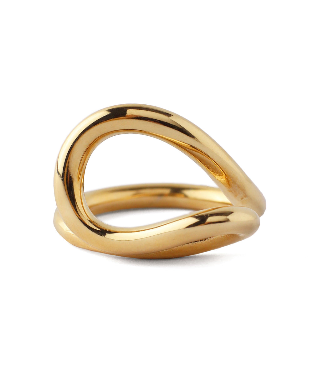 ANEMONE】【ステンレス】ニュアンスラインリング｜アネモネ