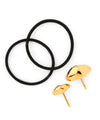 Craft-style metal ponytail hooks (set of 2)