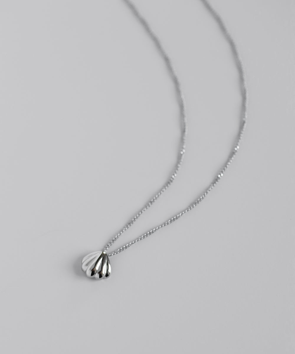mimi33】シェルモチーフネックレス[サージカルステンレス][Basic