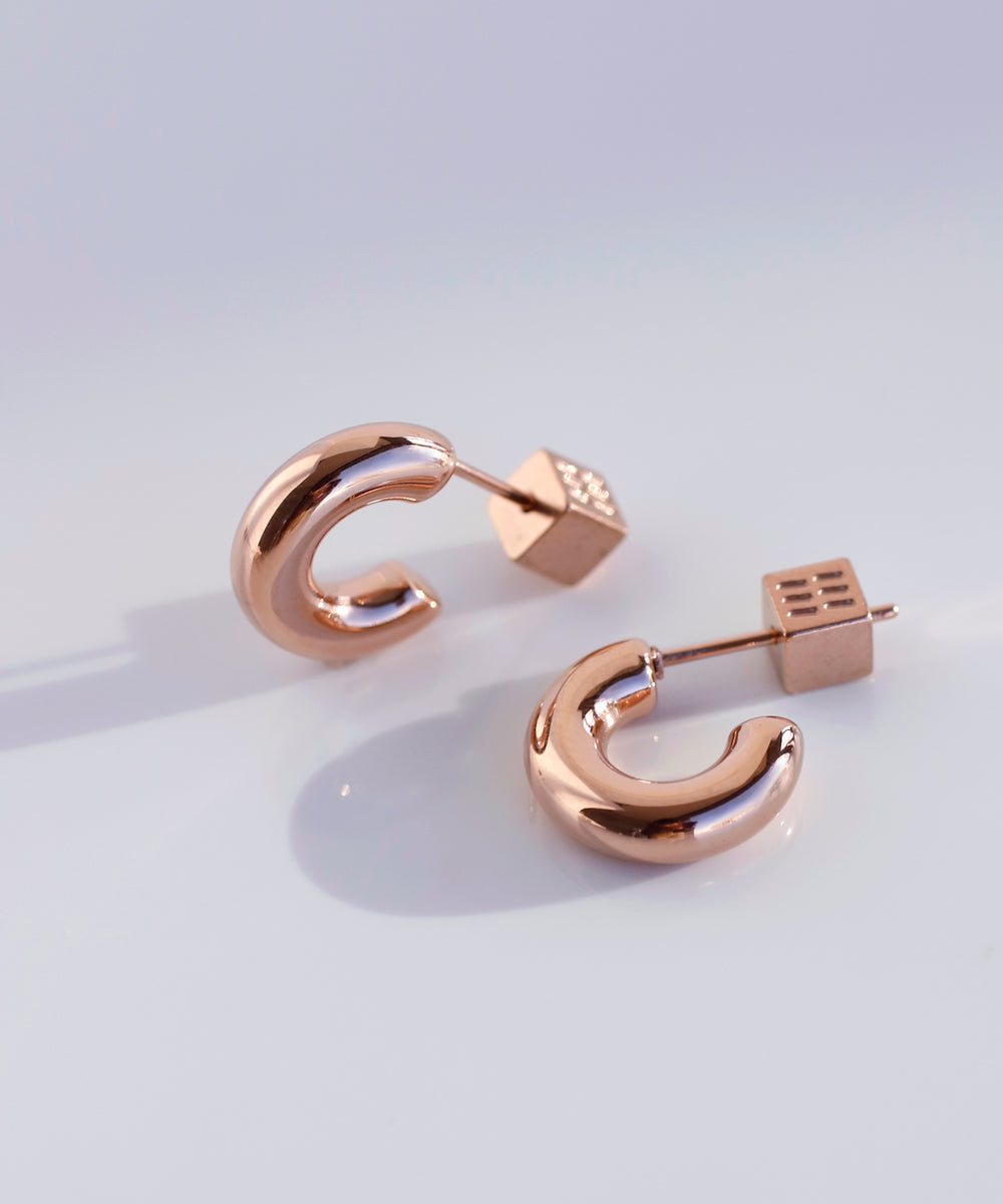 mimi33】【ステンレスIP】フープピアス[M][Basic]｜SANPO ONLINE