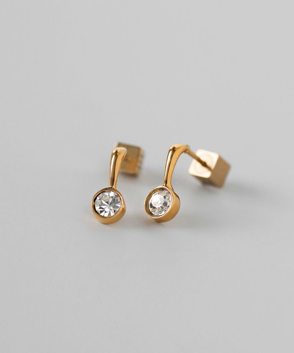 みみ　36サイズ mimi33】ビジュードロップピアス[サージカルステンレス][Sheerchic