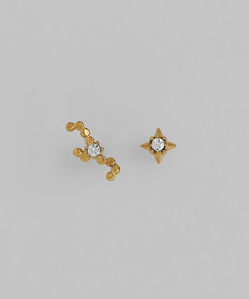 mimi33】星座ピアス[おうし座][サージカルステンレス][Sheerchic