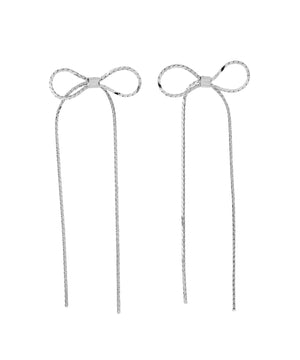 【オンライン限定】チェーンリボンピアス