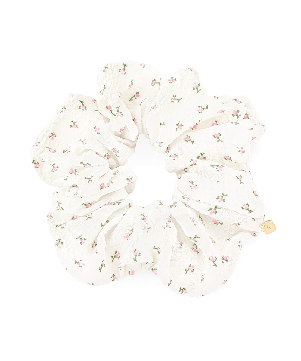 ANEMONE】【オンライン限定】小花柄シュシュ｜アネモネ・シエナロゼ
