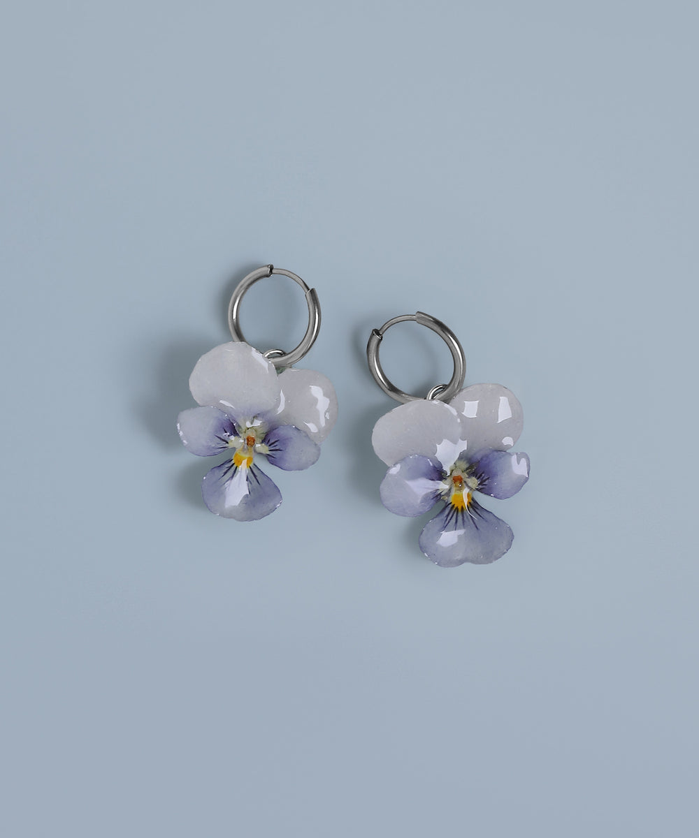 mimi33】【Little Witch×mimi33】ビオラピアス[ステンレス]《数量限定