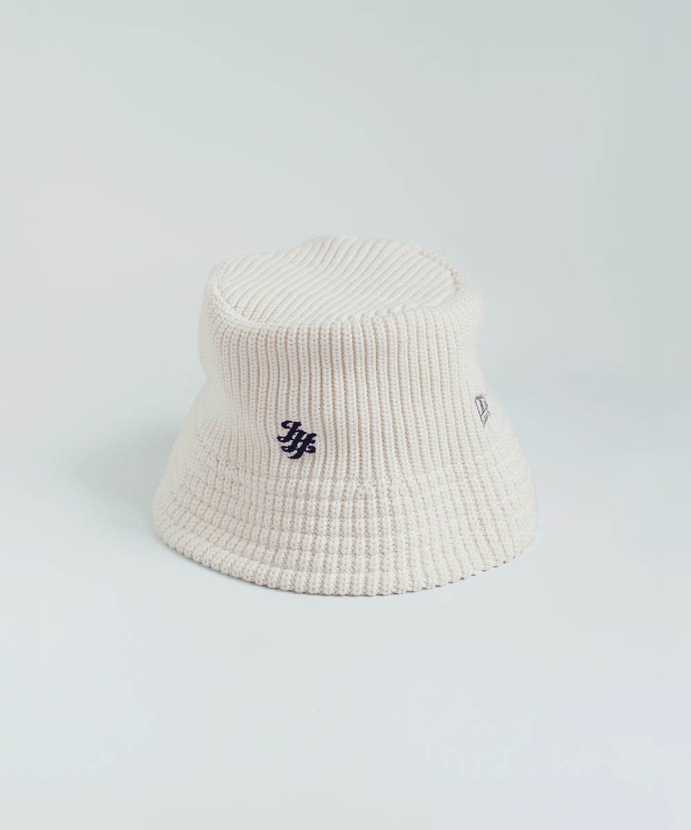 mimi33】【NEW ERA® コラボレーションモデル】KNIT BUCKET HAT