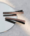 Glitter Slim Hair Clips (Set of 2)
