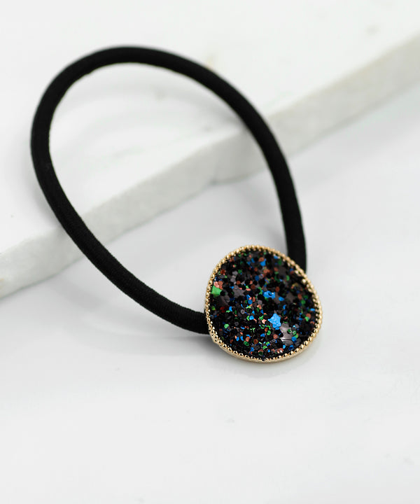 グリッタープレートヘアゴム