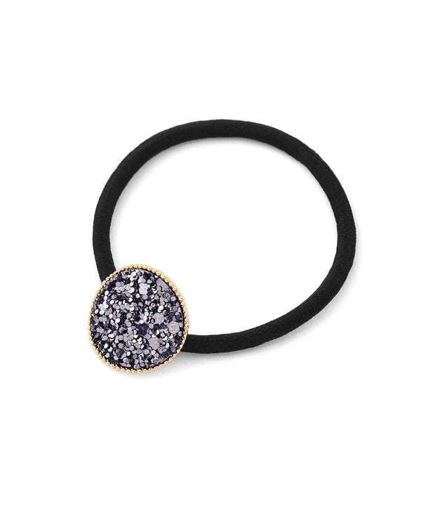 グリッタープレートヘアゴム