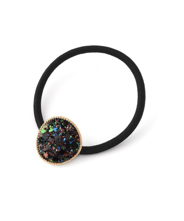 グリッタープレートヘアゴム