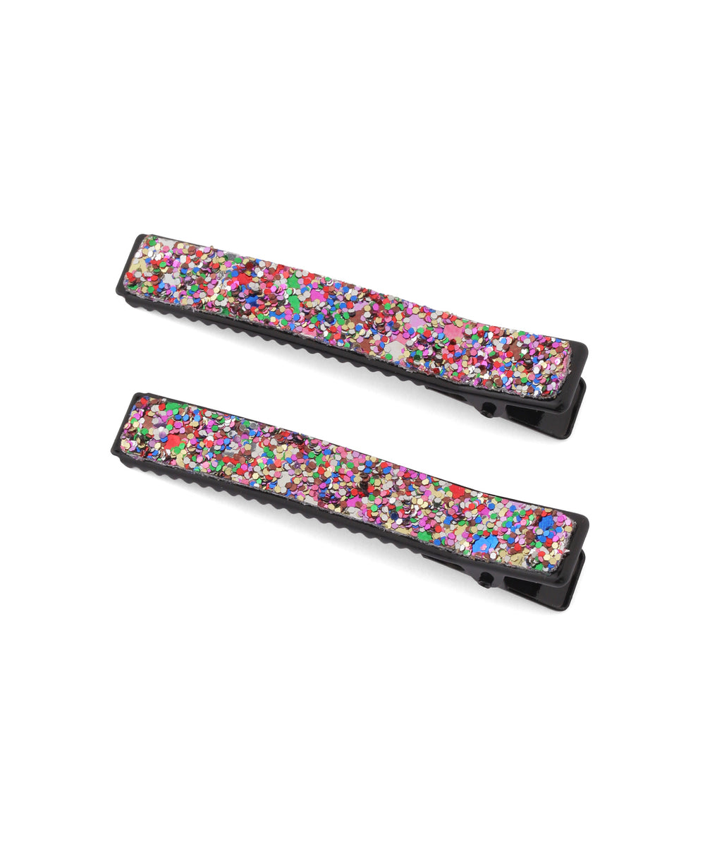 ANEMONE】グリッターヘアクリップ[2本セット]｜アネモネ・シエナロゼ