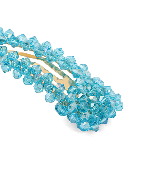 カラービーズぱっちんピン