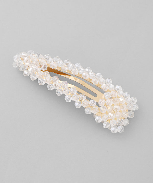 カラービーズぱっちんピン