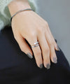 Hoop Metal Line Ring