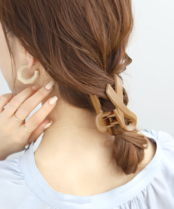 Dusty color ribbon bun