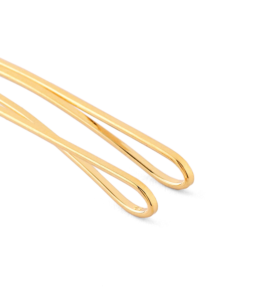 ANEMONE】メタルラインヘアピン[2本セット]｜アネモネ・シエナロゼ