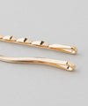 Metal design hairpins (set of 8)