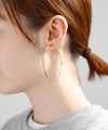 metal hoop earrings