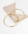 metal hoop earrings