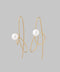 Pearl x Nuance Line Hook Earrings