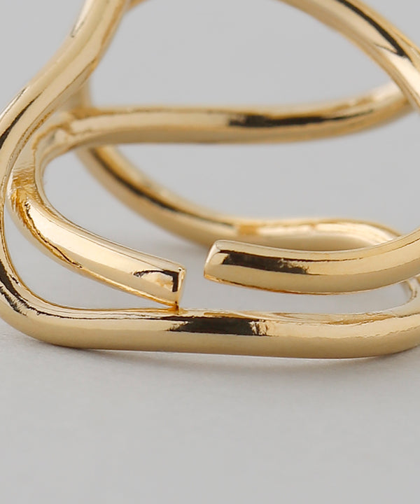 ダブルラインのクロスリング