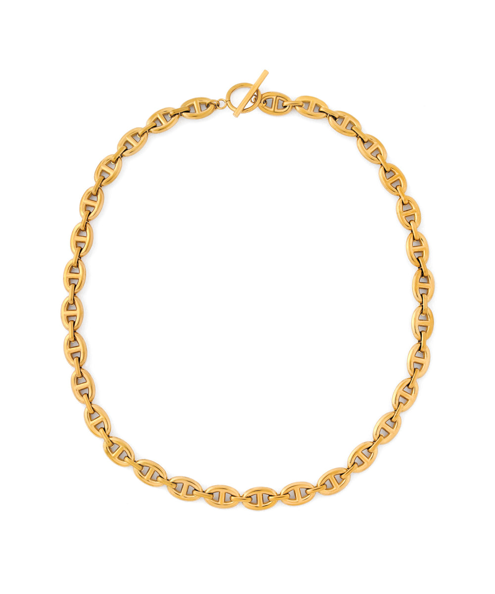 マンテル アンカーチェーン ネックレス GMサイズ 25コマ 44cm シルバー