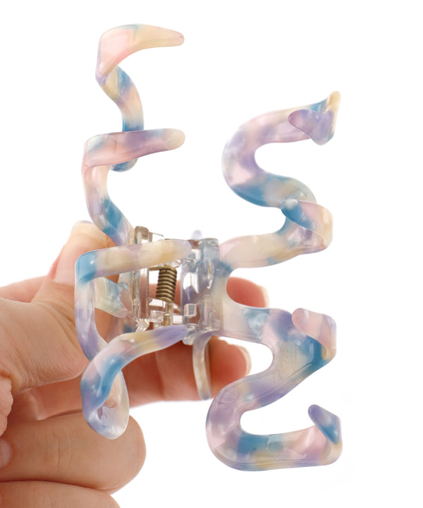 マーブル柄ウェーブバンス