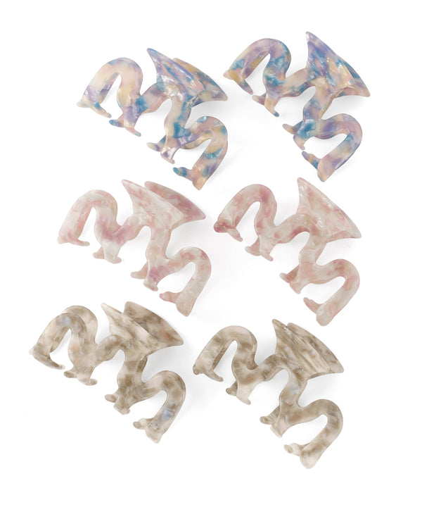 マーブル柄ウェーブバンス