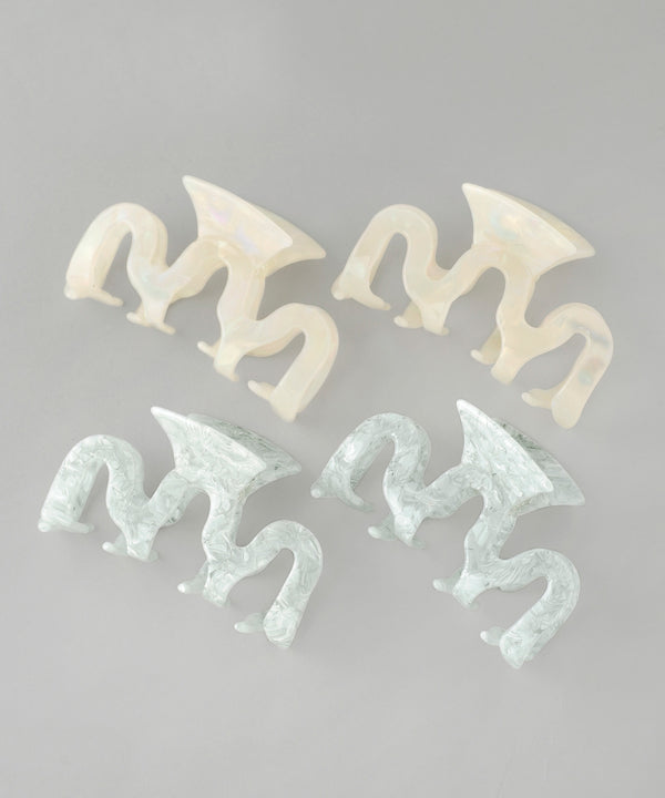 マーブル柄ウェーブバンス