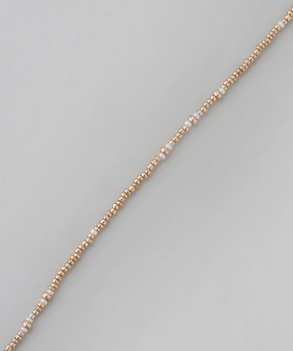 シェルストーンビーズネックレス