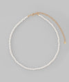 Mini pearl short necklace