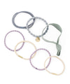 Multi-design hair ties (7-piece set)