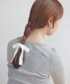 ニットリボンヘアゴム