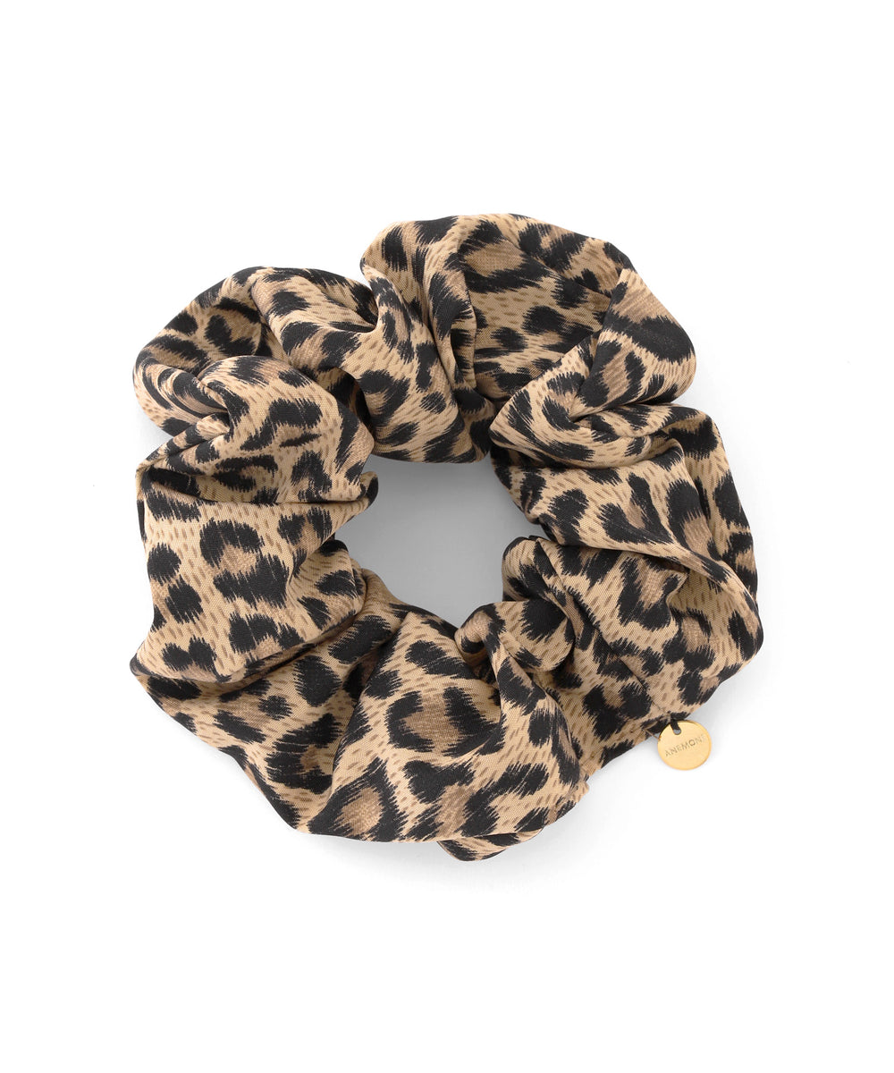 ANEMONE】レオパード柄シュシュ｜アネモネ・シエナロゼ・ミミサン