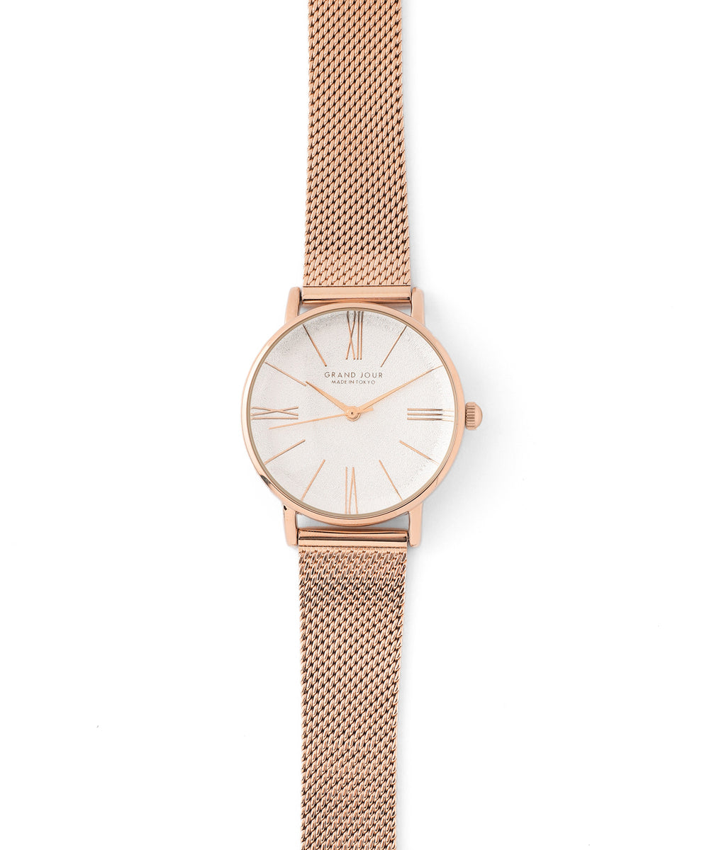 【【プロフ必読】ひまわり様】2点おまとめタンバリンベージュ×dgアネモネ手提げ ANEMONE】【GRAND JOUR】ラウンドフェイスウォッチ｜アネモネ