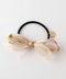 Slim sheer ribbon hair tie