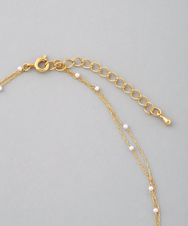 2連ミニパールネックレス