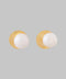Pearl x Metal Plate Earrings