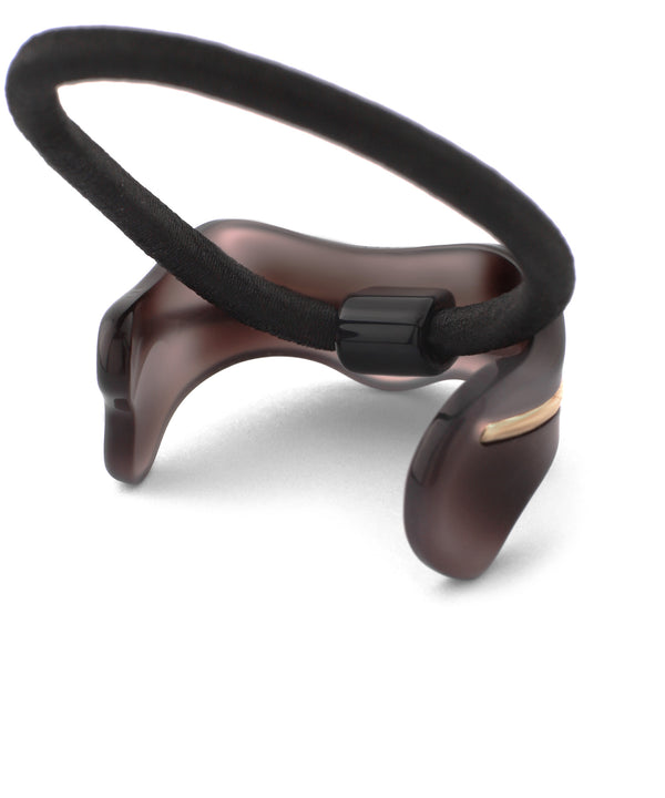 メタルライン×マーブルヘアゴム